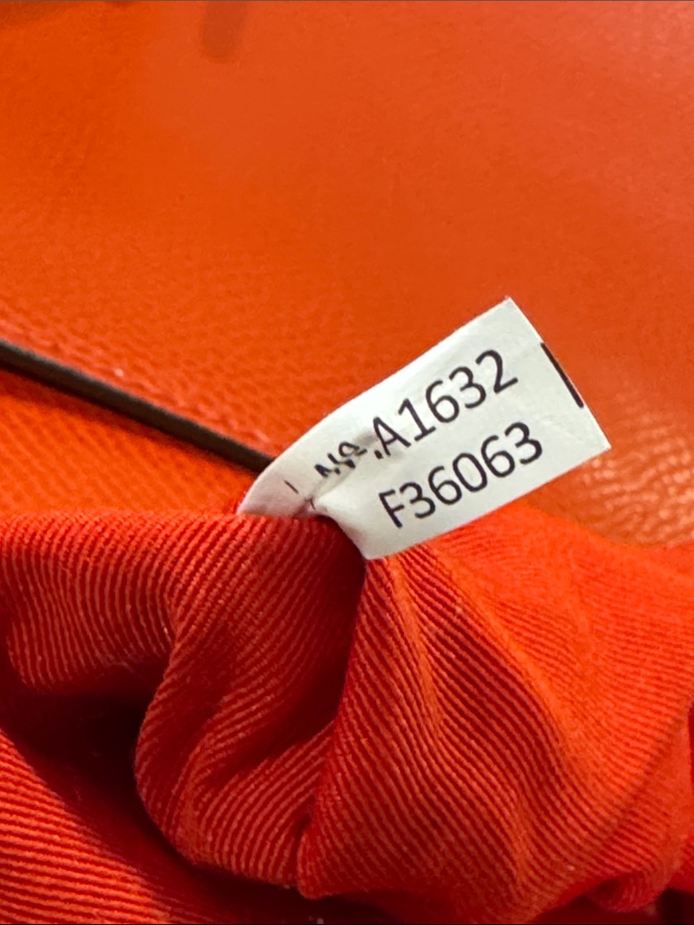 Coach Bag Kitt Pebbled Leather Orange Rusty Red Crossbody - Picture 11 of 17